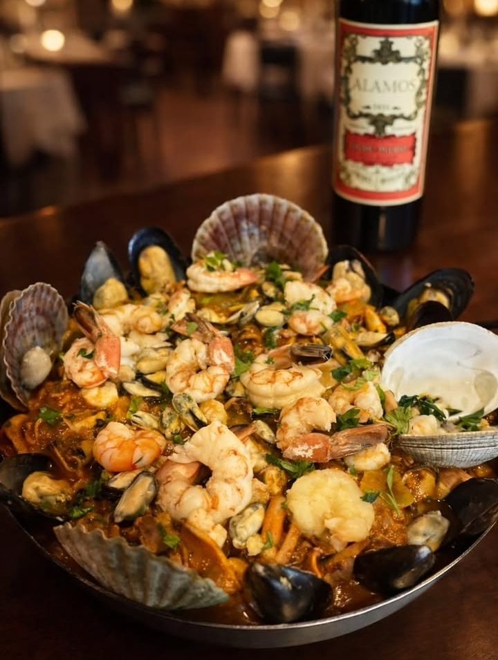 Cazuela de mariscos